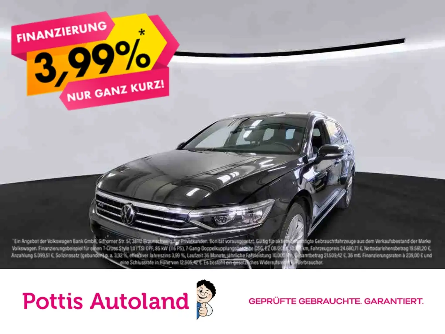 Volkswagen Passat Variant 1.4 TSI DSG GTE STANDHZG AHK NAVI Schwarz - 1