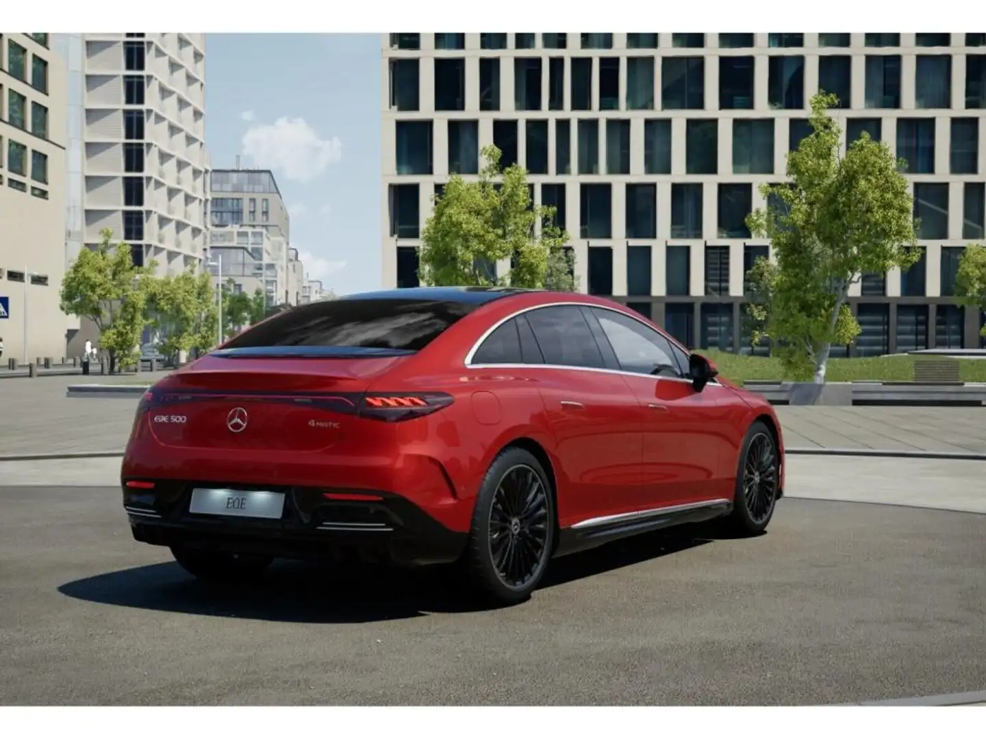 Mercedes-Benz EQE 500 4M AMG/Digital/Pano/Burm3D/360/HUD/21" Rojo - 2