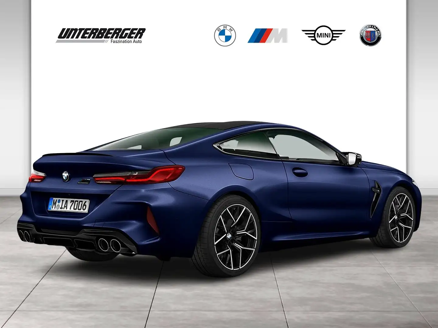 BMW M8 Competition Coupé xDrive Matt B&W ACC 360° Blauw - 2
