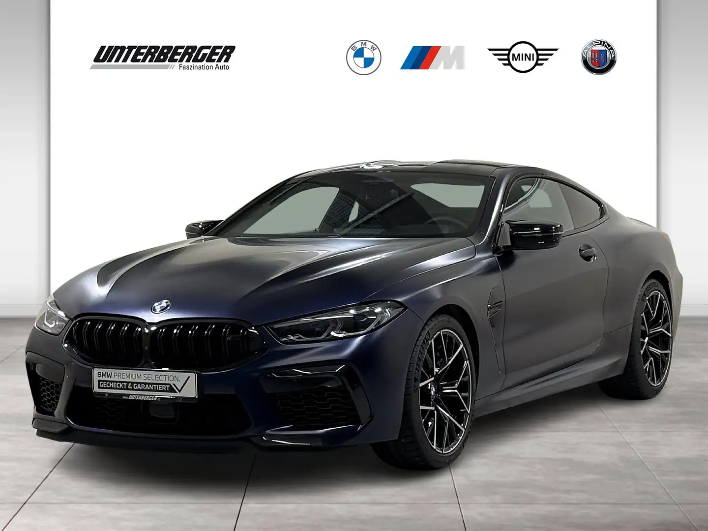 BMW M8 Competition Coupé xDrive Matt B&W ACC 360° Albastru - 1