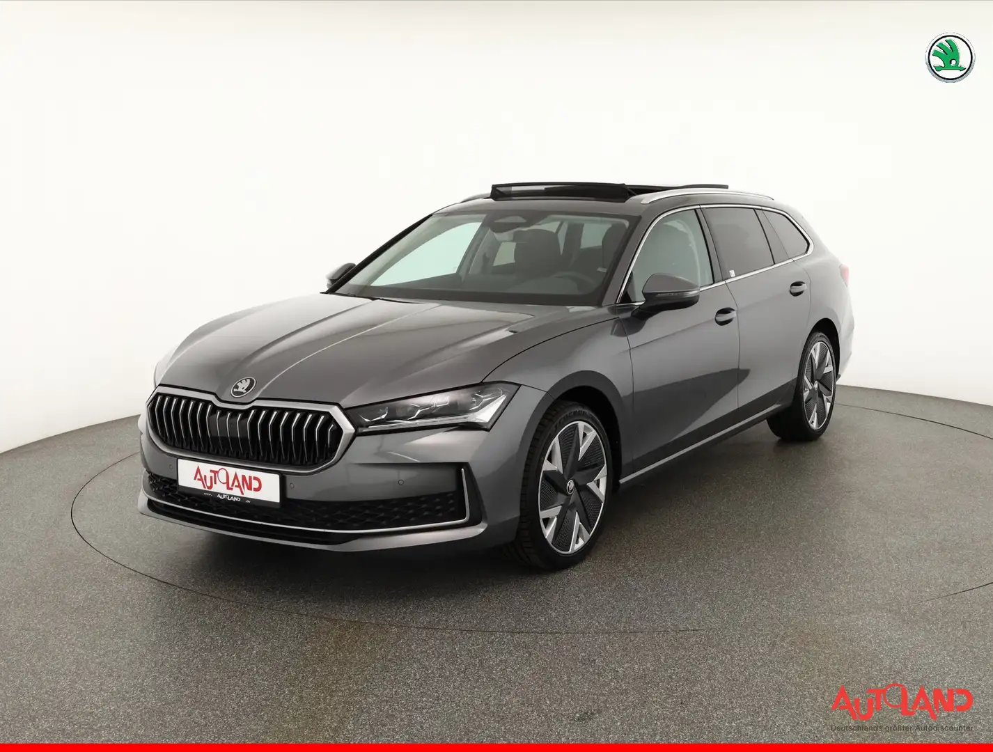 Skoda Superb Combi 2.0 TDI DSG 4x4 LED Panorama AHK Grau - 1