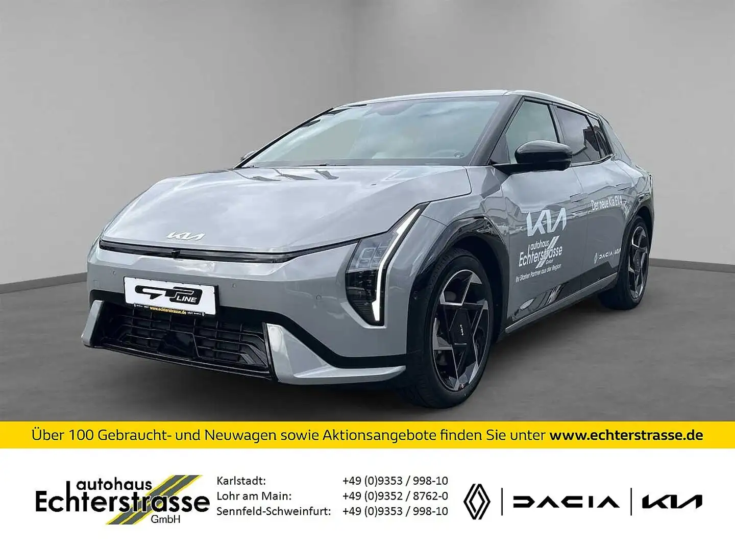 Kia EV4 GT-line 81,4-kWh +HEAD-UP+360°+V2X Серый - 1
