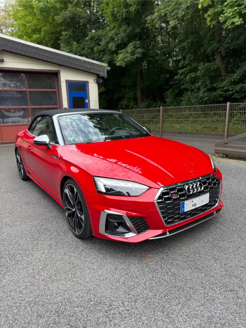 Audi S5 Cabrio 1. Hand Garantie Laserlicht Massage 93.245 Rot - 2