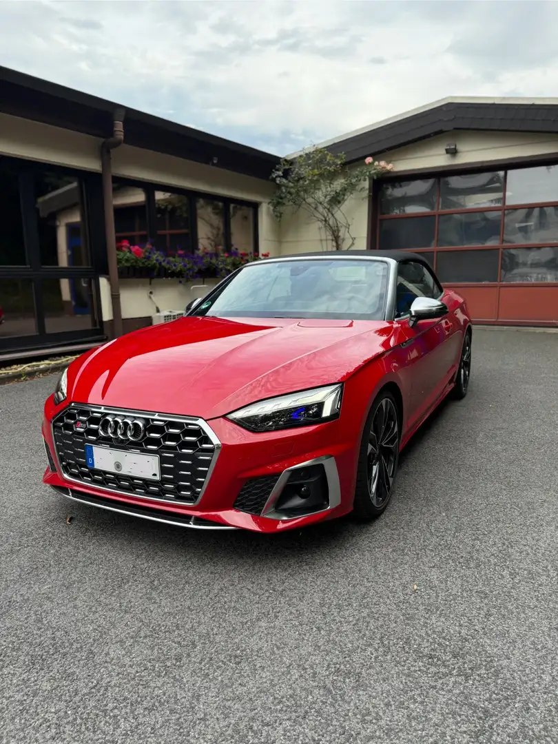 Audi S5 Cabrio 1. Hand Garantie Laserlicht Massage 93.245 Rot - 1