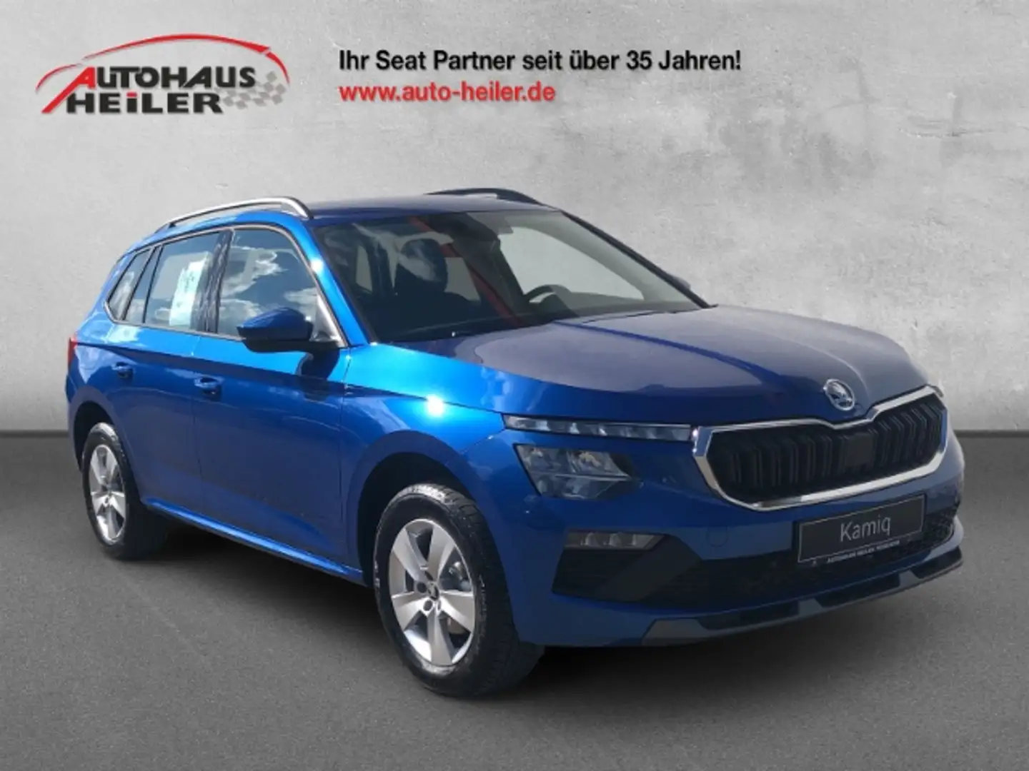 Skoda Kamiq Selection 1.0 TSI DSG AHK-el. Digi Winterpaket Coc Blau - 1