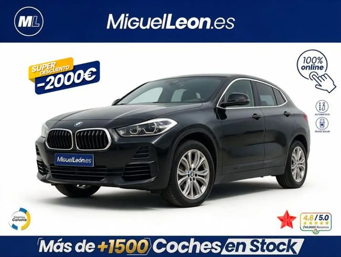 BMW X2 sDrive 18iA Negro - 1