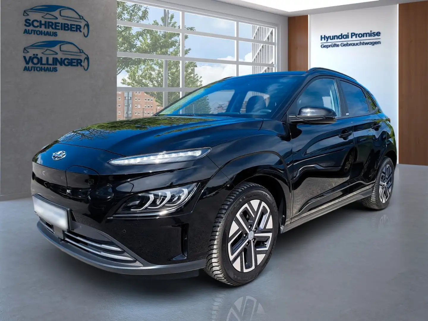 Hyundai KONA Premium Elektro 2WD 150 KW 3 phasig Nero - 1