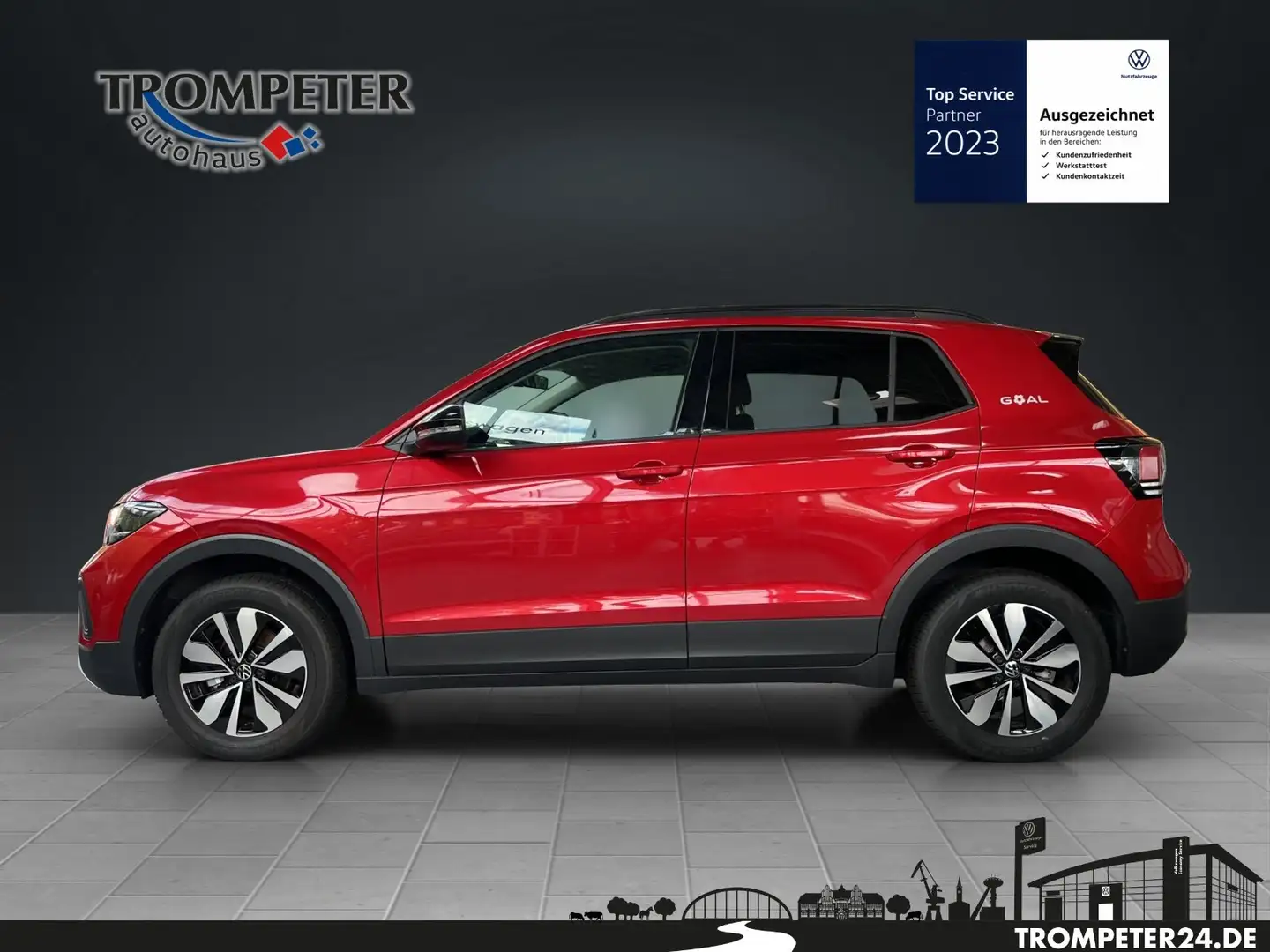 Volkswagen T-Cross 1.0 TSI DSG 85 kW Goal Rot - 2
