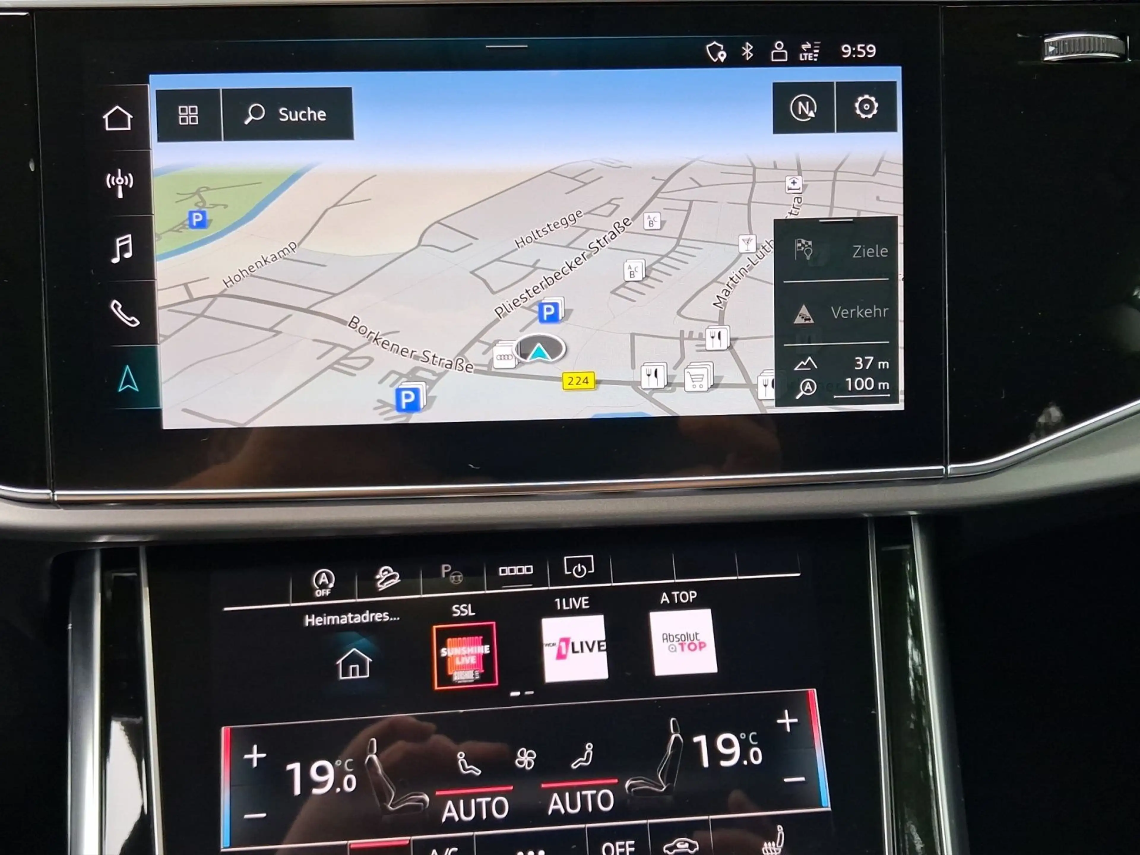 Audi Q8 55 TFSI Q AHK LM19 BuO OPS+ MATRIX — photo 13