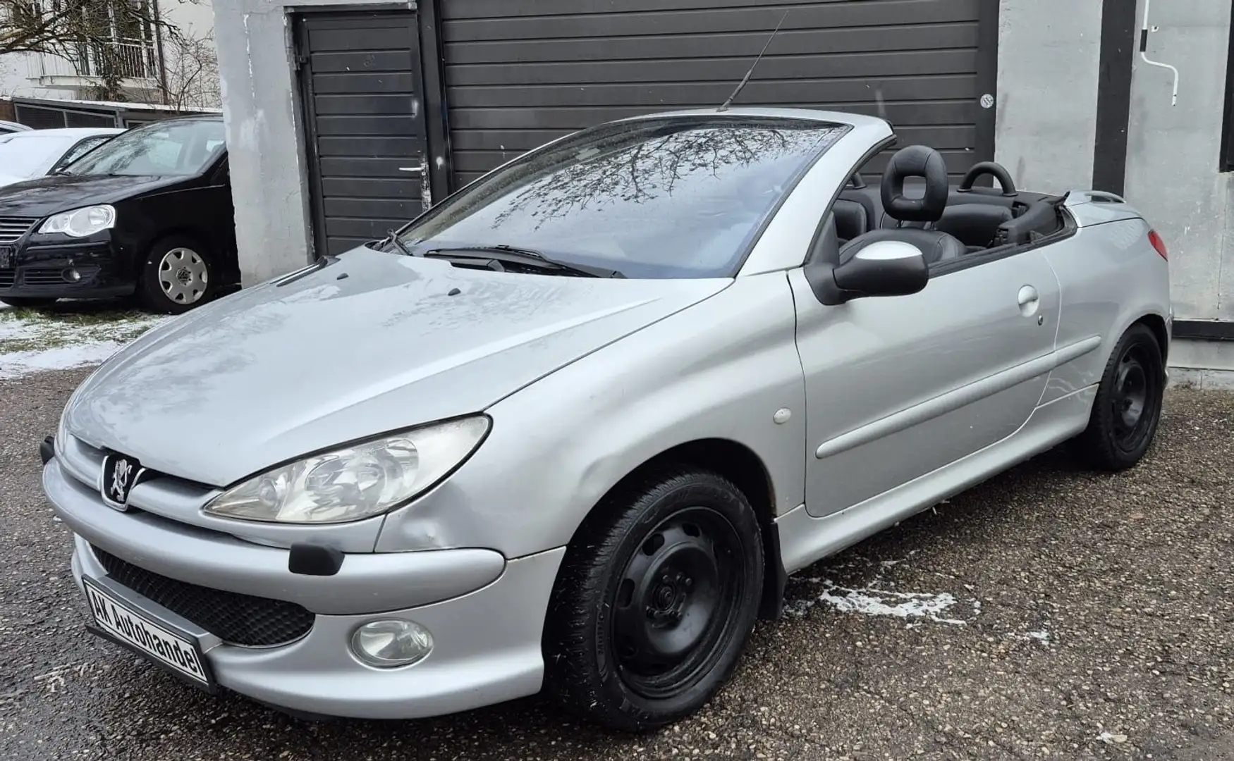 Peugeot 206 Cabriolet CC Platinum Vollleder Grau - 1