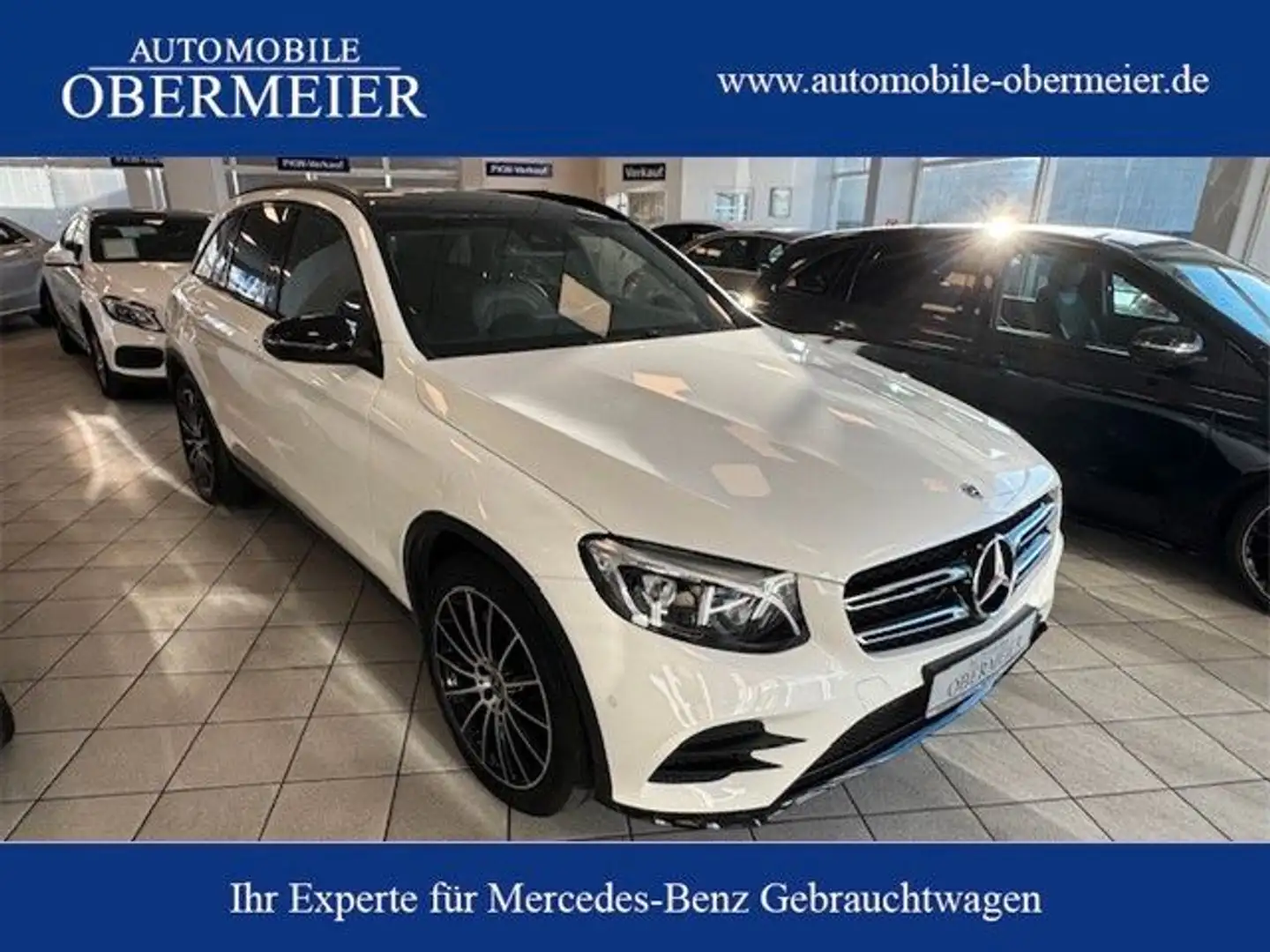 Mercedes-Benz GLC 300 4M AMG/Night P-SHD Rü-Ka AHK LED Comand Weiß - 1