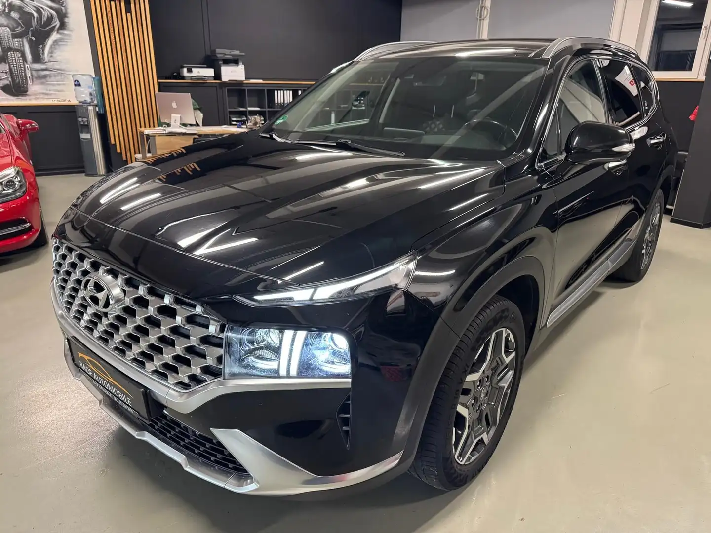 Hyundai SANTA FE 1.6 T-GDI 7 SITZER PANORAMADACH Schwarz - 1