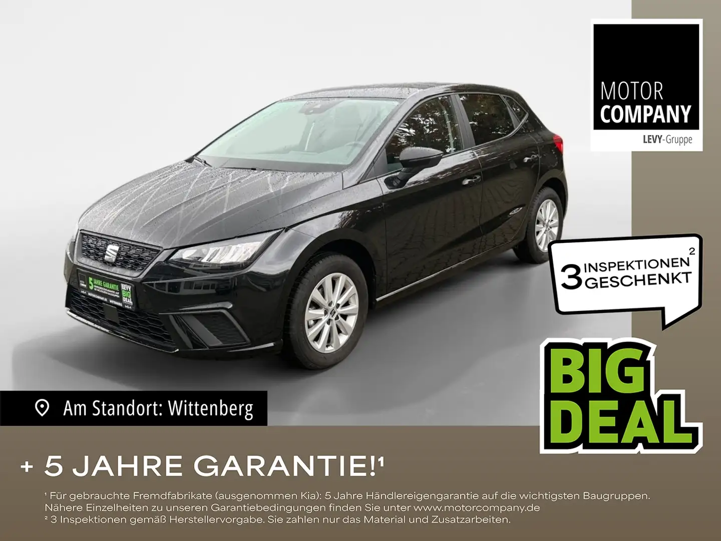 SEAT Ibiza 1.0 TSI Style Facelift LED LM Navi PDC SHZ Schwarz - 1