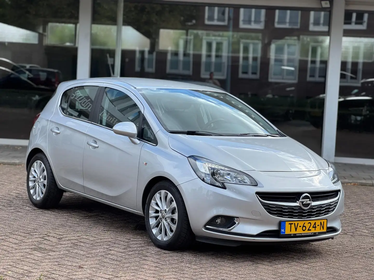 Opel Corsa 1.4 Online Edition|Navigatie|Half Leer|Origineel N Grijs - 2