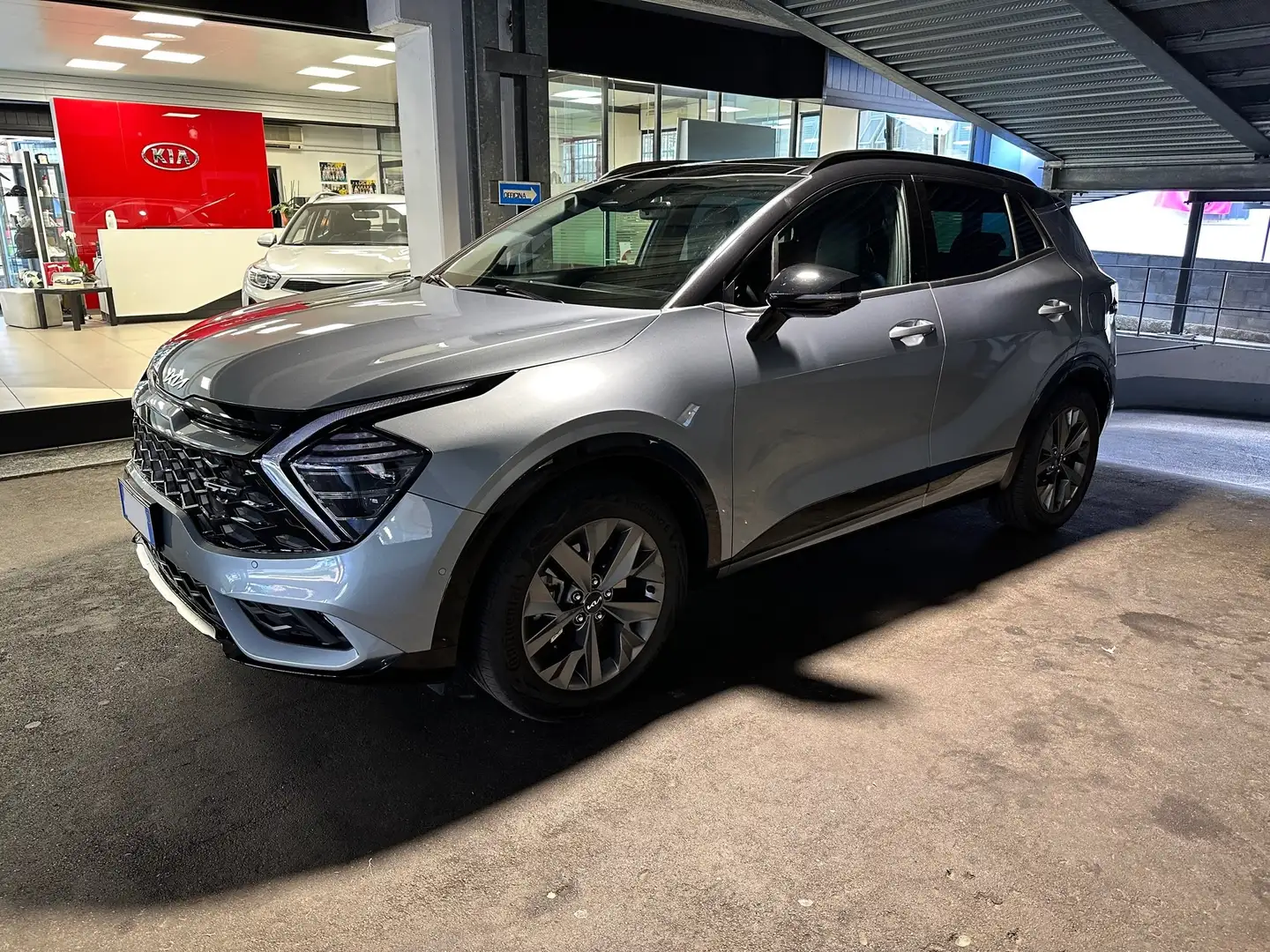 Kia Sportage Sportage V 2022 1.6 tgdi hev GT-line Plus auto Gris - 2