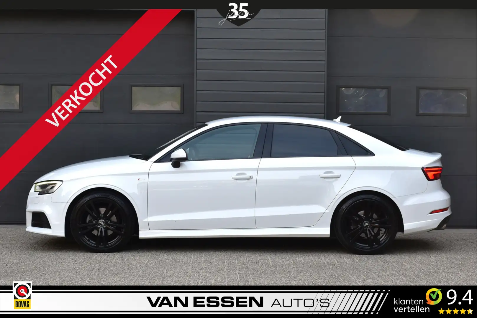 Audi A3 Limousine 1.5 TFSI CoD Sport S Line Edition S-Tron Wit - 2