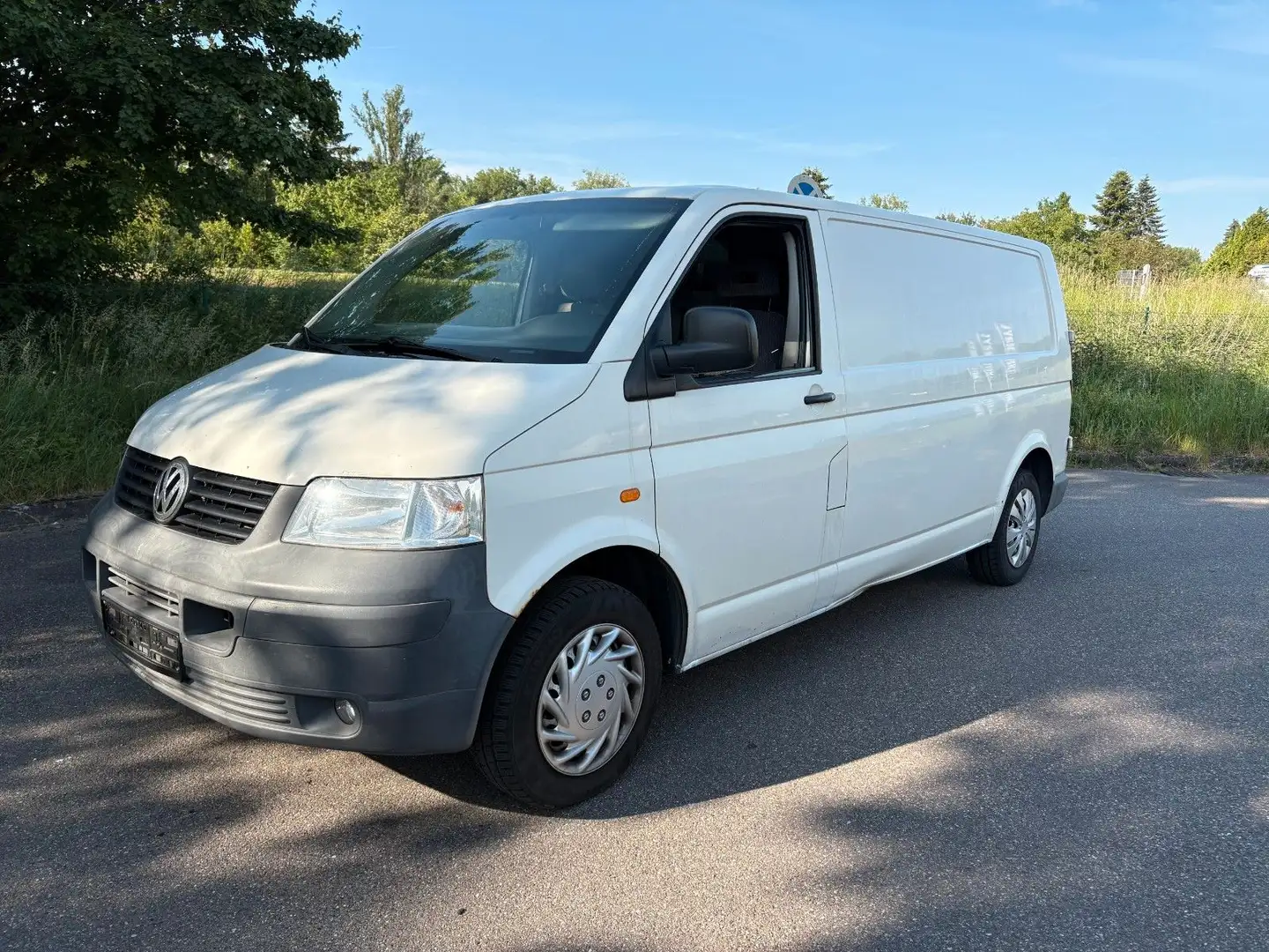 Volkswagen T5 Transporter Kasten Kombi Lang Klima Tüv8/2027 Wit - 1