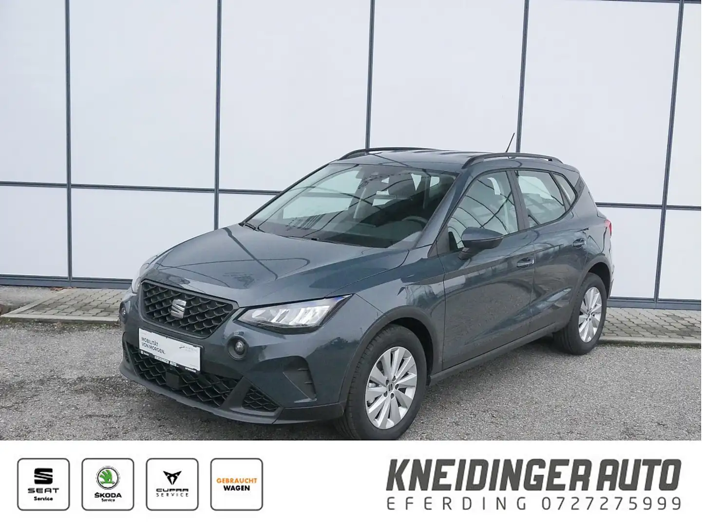 SEAT Arona 1,0 Eco TSI Reference Edition, Klima, Full Link... Grau - 1