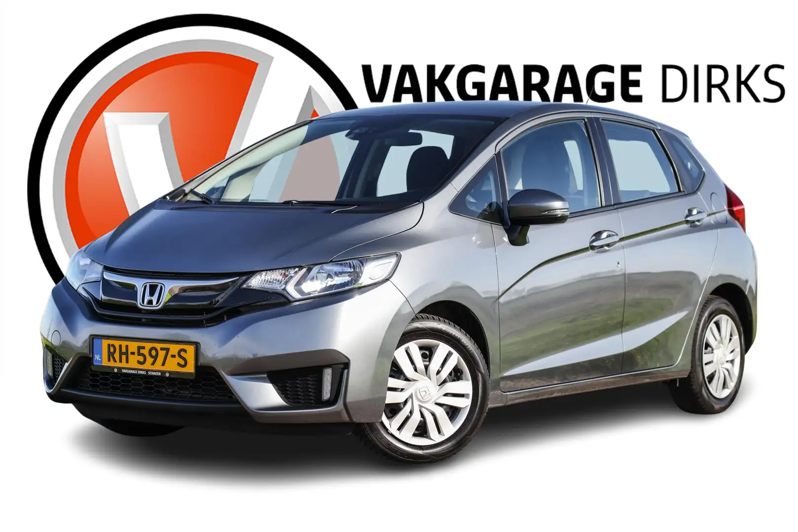 Honda Jazz 1.3 i-VTEC 102 pk Aut. ✅ Stoelverwarming ✅ Airco ✅ Šedá - 1