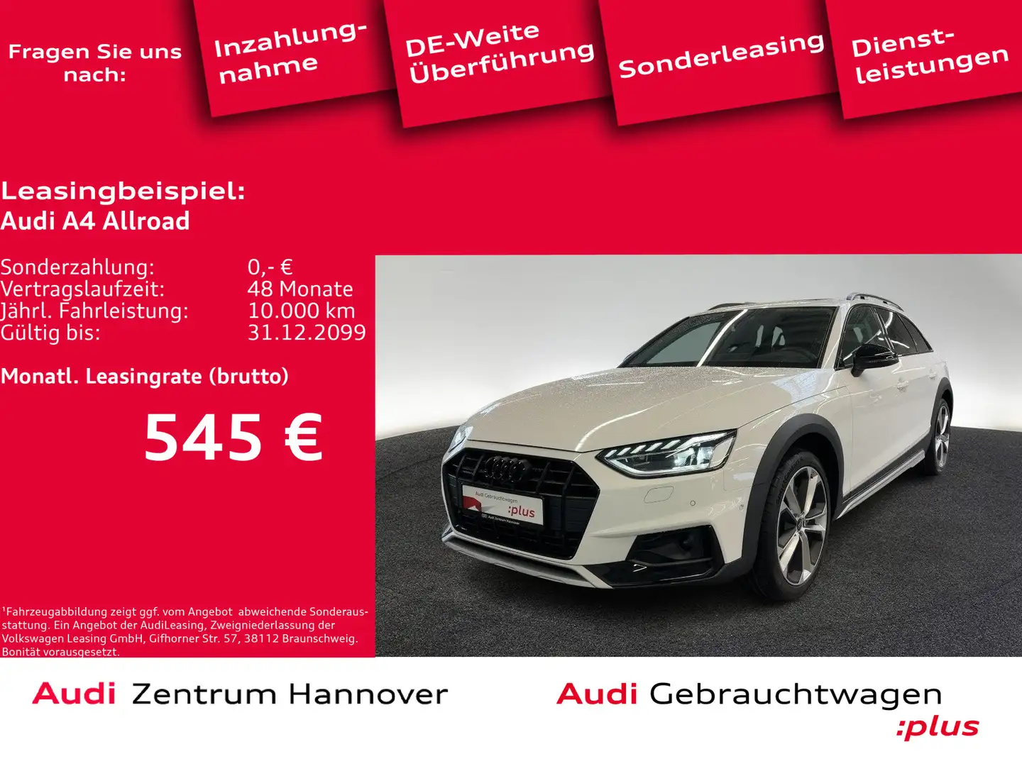 Audi A4 allroad A4 allroad 40 TDI qu. Standh. Pano Head-Up B&O A Fehér - 1