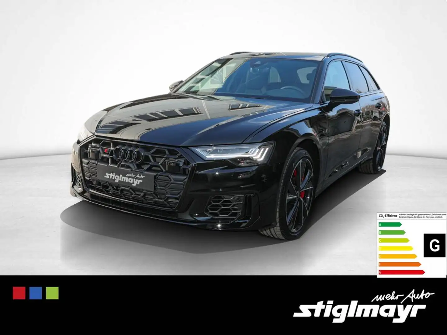 Audi S6 TDI 360°+Matrix+Einpark-Ass+Alu-21+Standhzg. Noir - 1