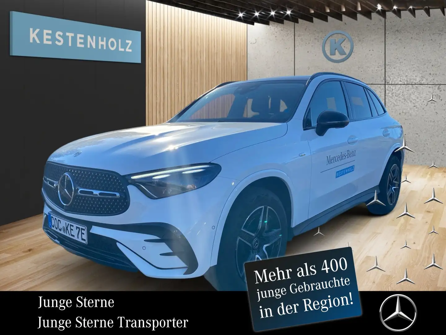 Mercedes-Benz GLC 300 GLC 300 de 4M AMG°FAHRASS+°AHK°DIGI°PANO°360° Weiß - 1