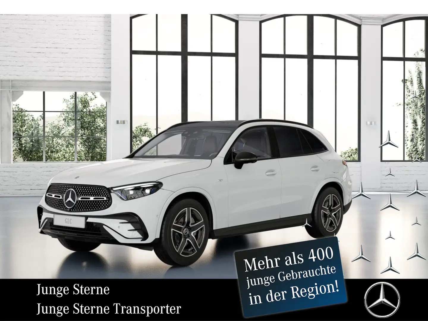 Mercedes-Benz GLC 300 de 4MATIC *AMG*AHK*MBUX*STHZ*PANO*360°* Weiß - 1