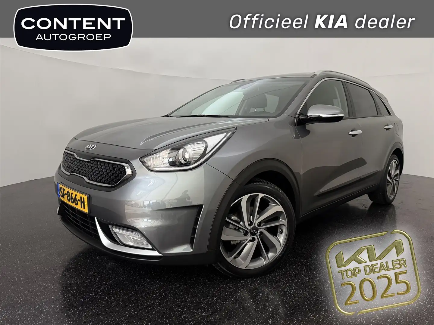 Kia Niro 1.6 GDi Hybrid 141pk DCT6 Edition Grijs - 1