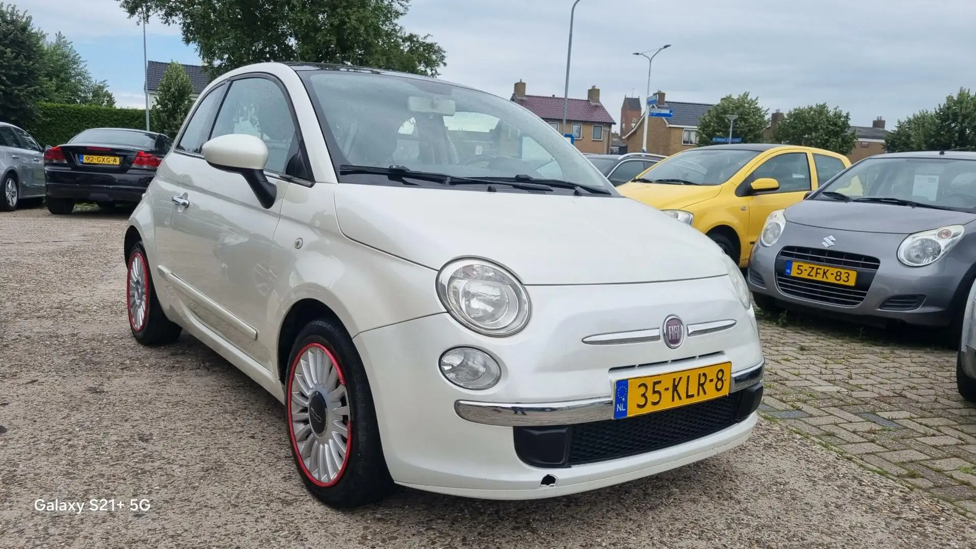 Fiat 500 1.2 Lounge💢€2999,-💢AUTOMAAT- deukje rechts achte - 1