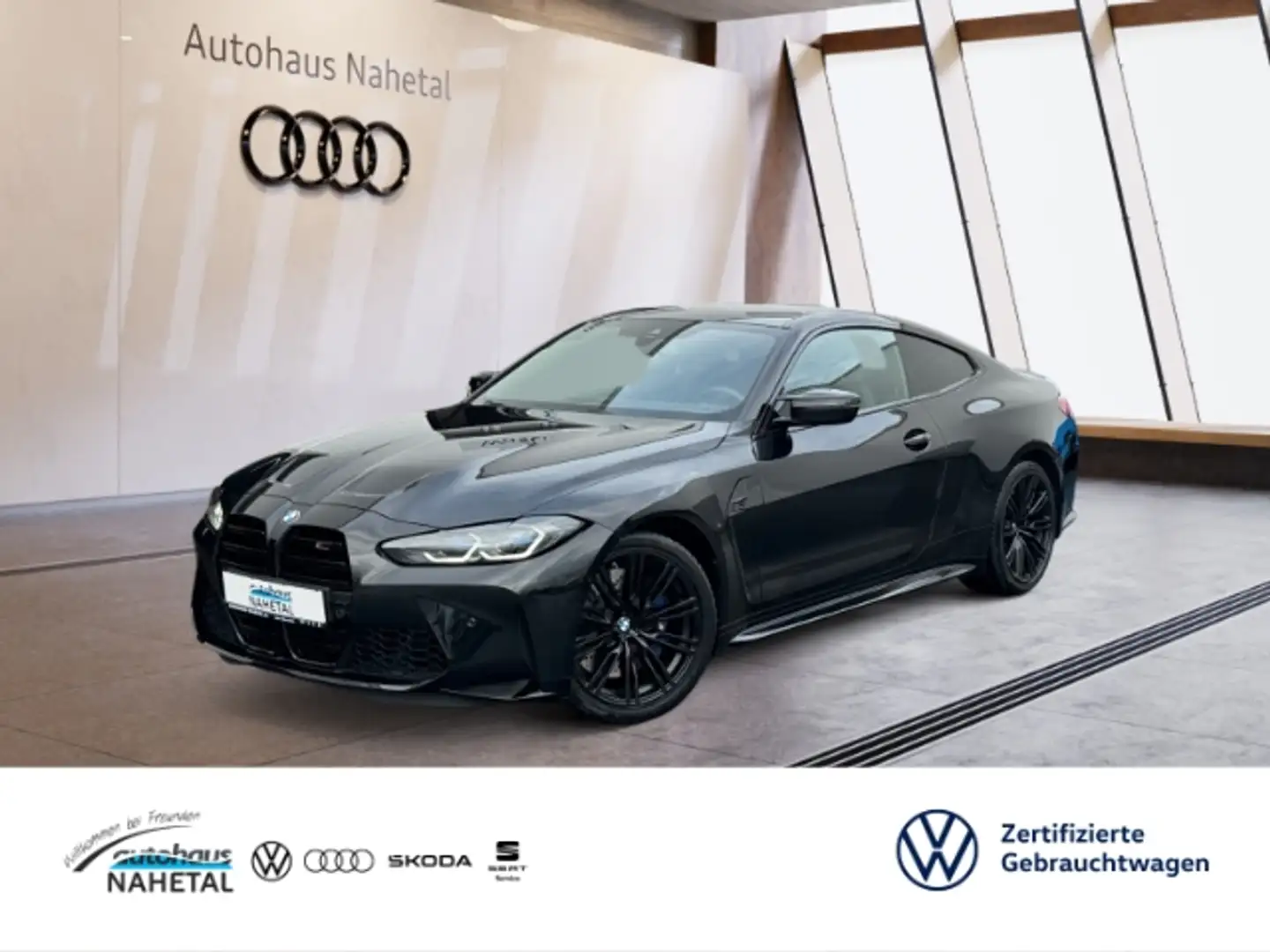BMW M4 Competition xDrive LED-LASER NAVI ACC HEAD-UP LEDE Černá - 1