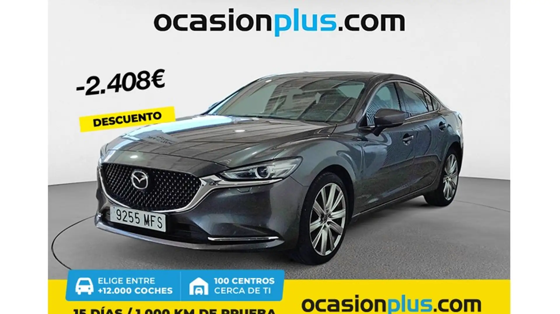 Mazda 6 2.0 Skyactiv-G Exclusive-Line 165 Gris - 1