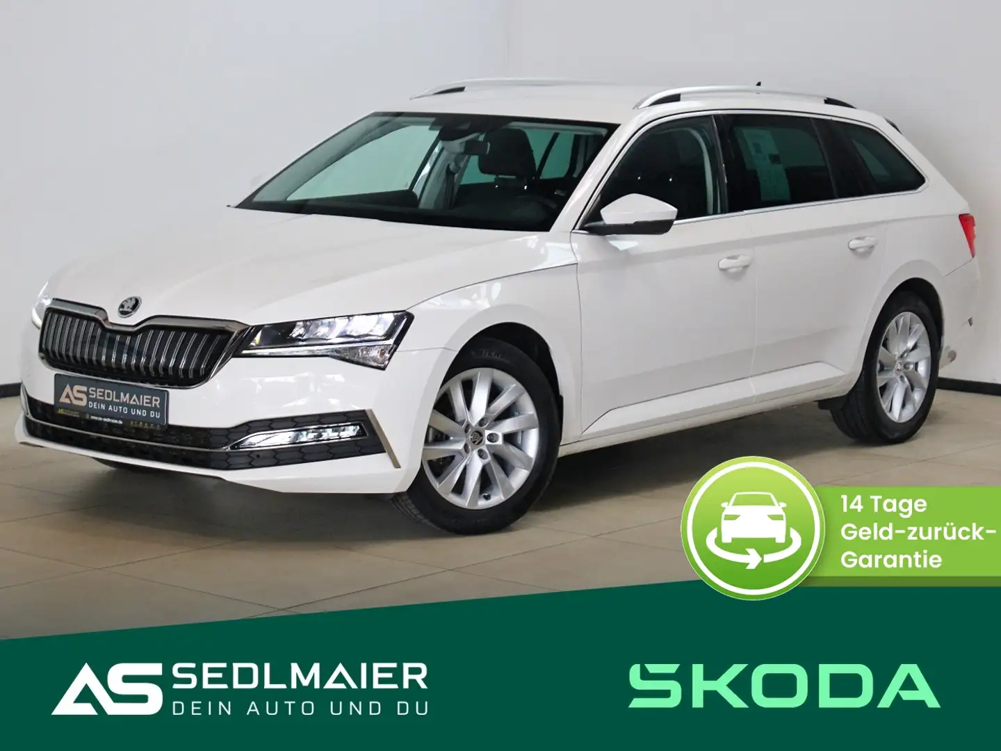 Skoda Superb Combi 1.4 TSI Ambition iV RCam|SHZ|ACC Weiß - 1