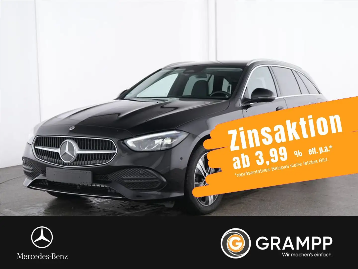 Mercedes-Benz C 300 T e Avantgarde-Plus/AHK/Burmester3D Schwarz - 1