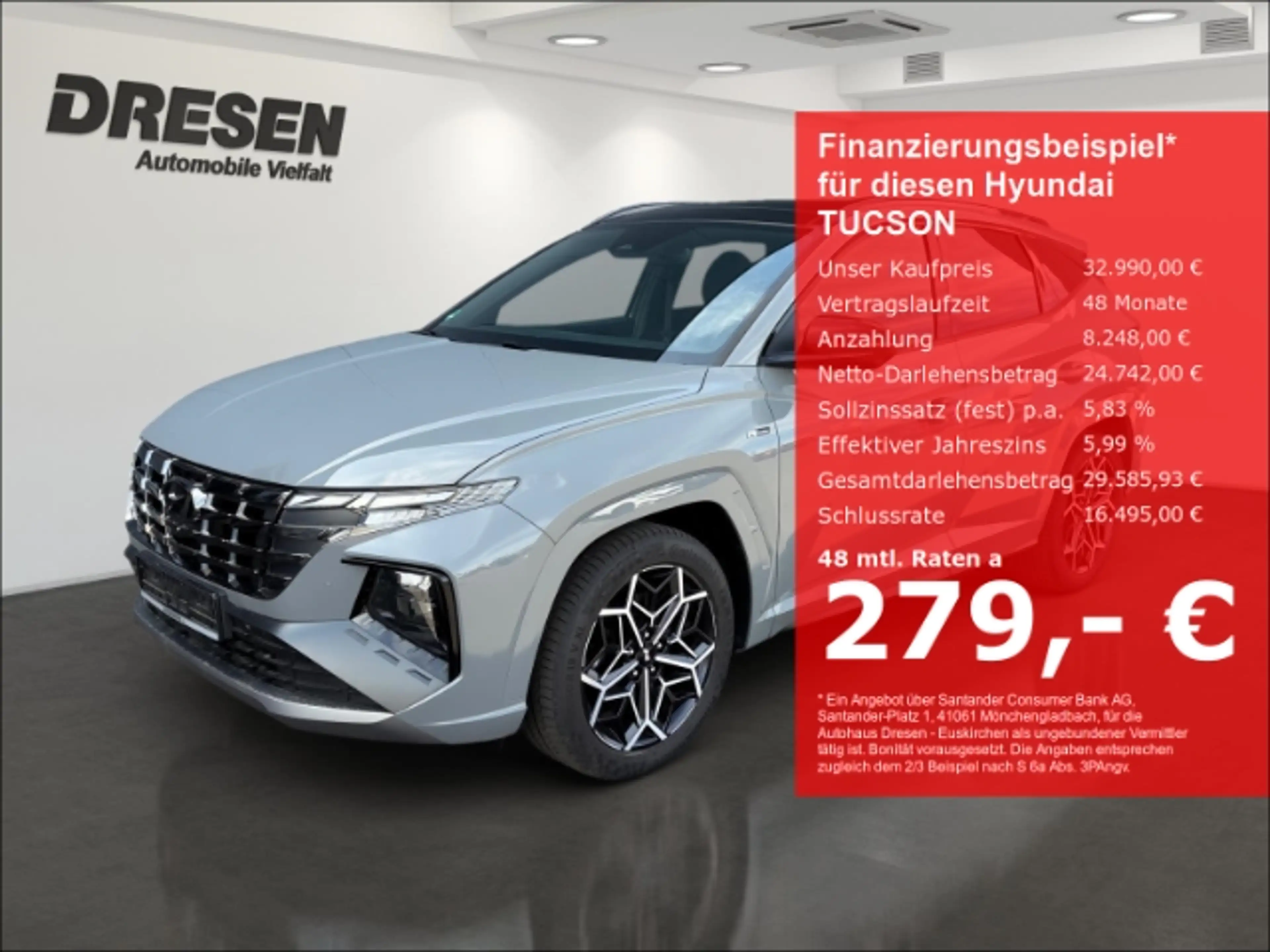Hyundai TUCSON Line Mild-Hybrid 1.6 T-GDI 4WD El. Panodach Navi D