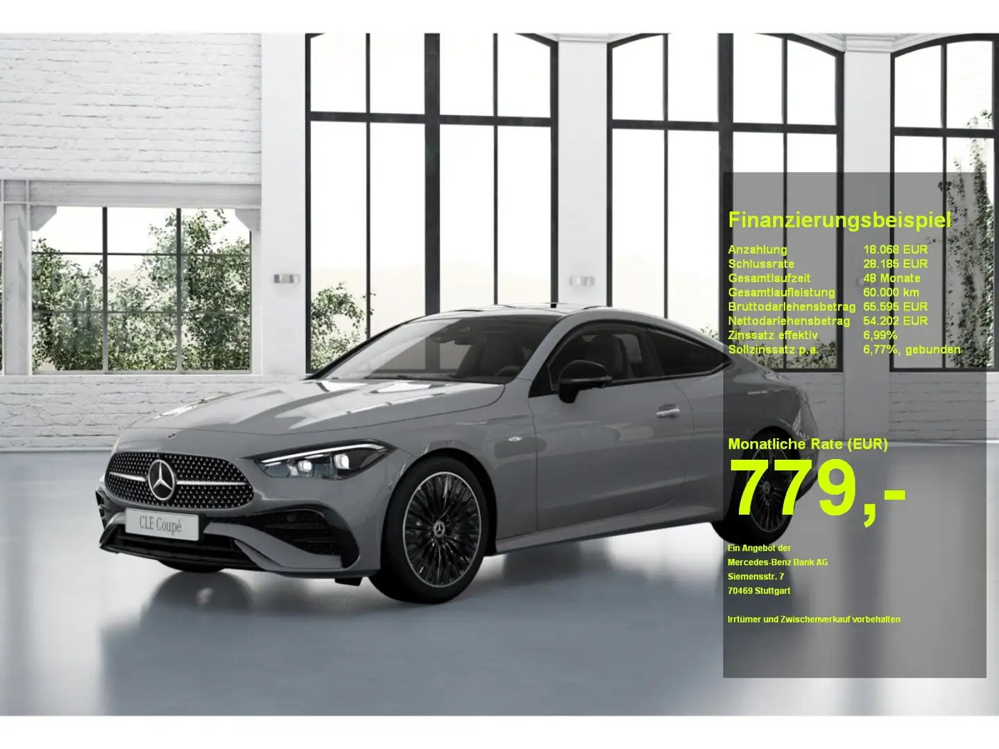 Mercedes-Benz CLE 300 e mit EQ Hybrid Technologie +AMG+Night Gri - 1