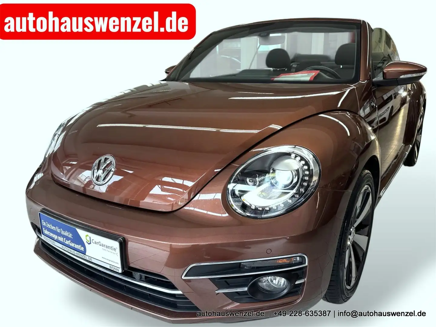 Volkswagen Beetle Cabrio 2.0 TDI - nur 64 tkm - FENDER XENON KAMERA Braun - 1
