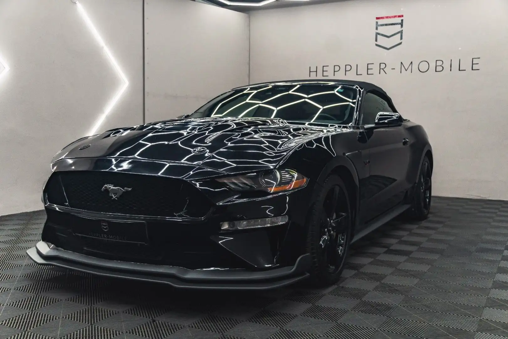Ford Mustang GT 5,0 V8,Cabrio,ACC,Sitzkühl,Volldigital Siyah - 1