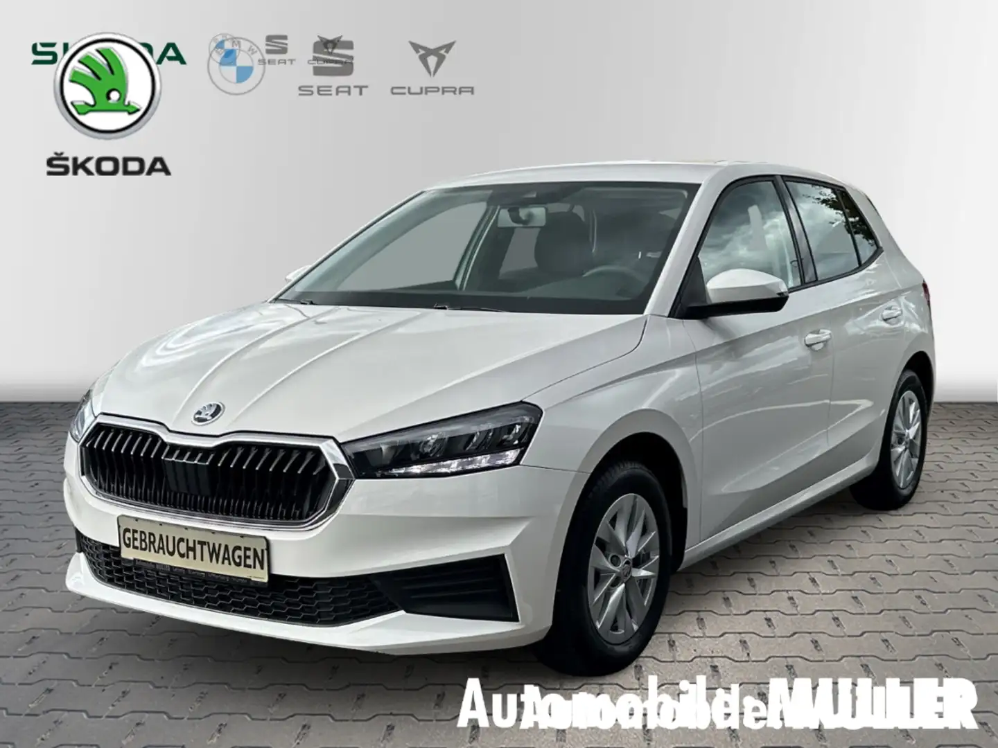 Skoda Fabia Active 1.0 MPI 48 kW 5-Gang*SmartLink*Bluetooth*PD Weiß - 1