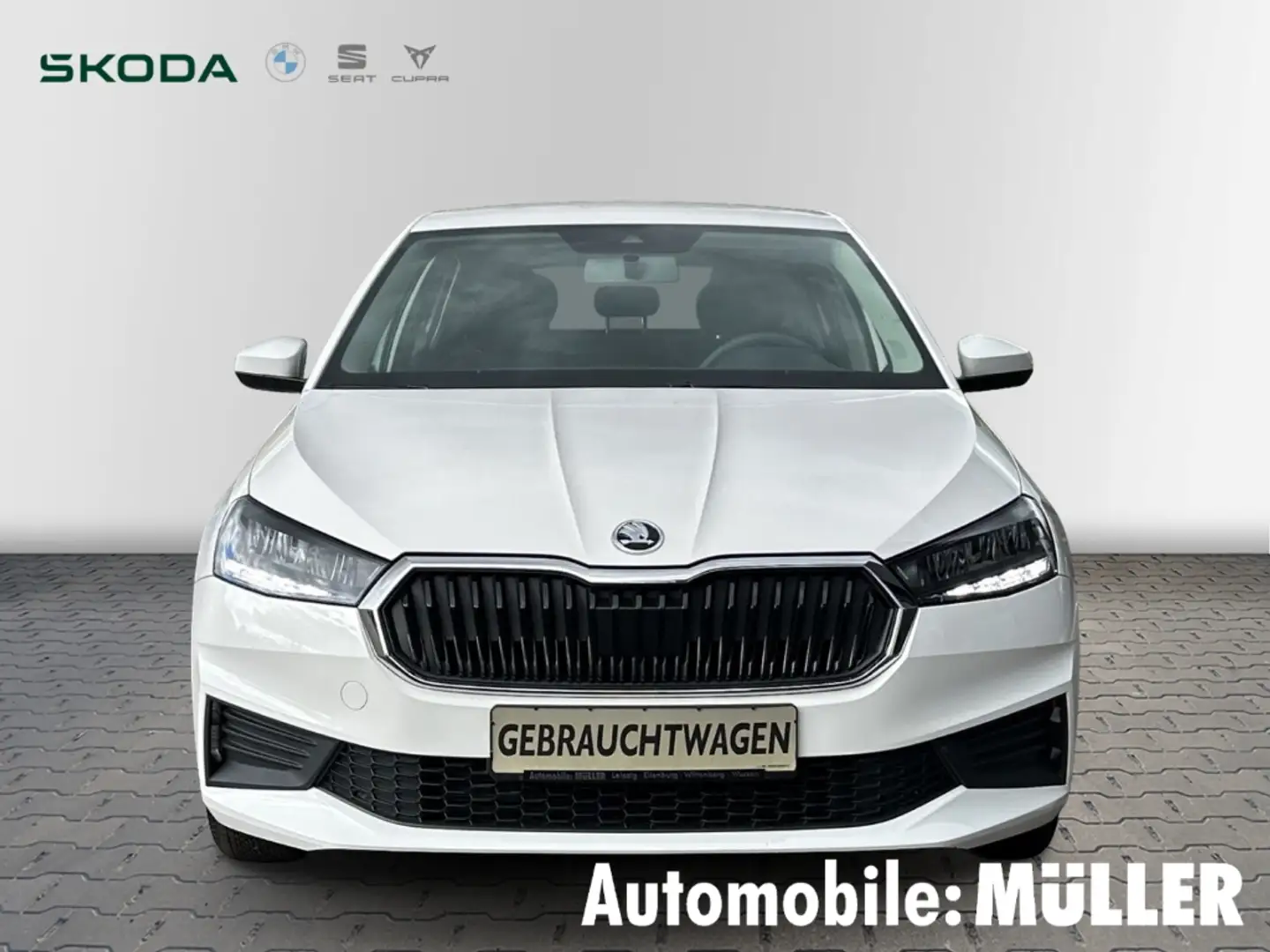 Skoda Fabia Active 1.0 MPI 48 kW 5-Gang*SmartLink*Bluetooth*PD Weiß - 2