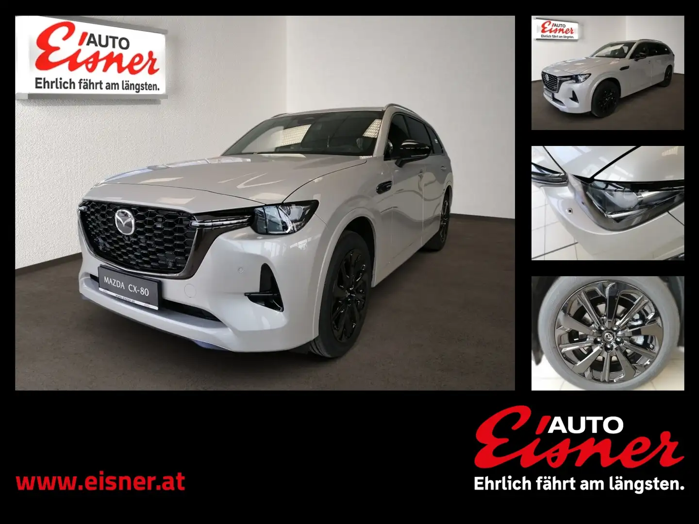 Mazda CX-80 3.3L HOMURA PLUS CAHO 6 Zylinder Grijs - 1
