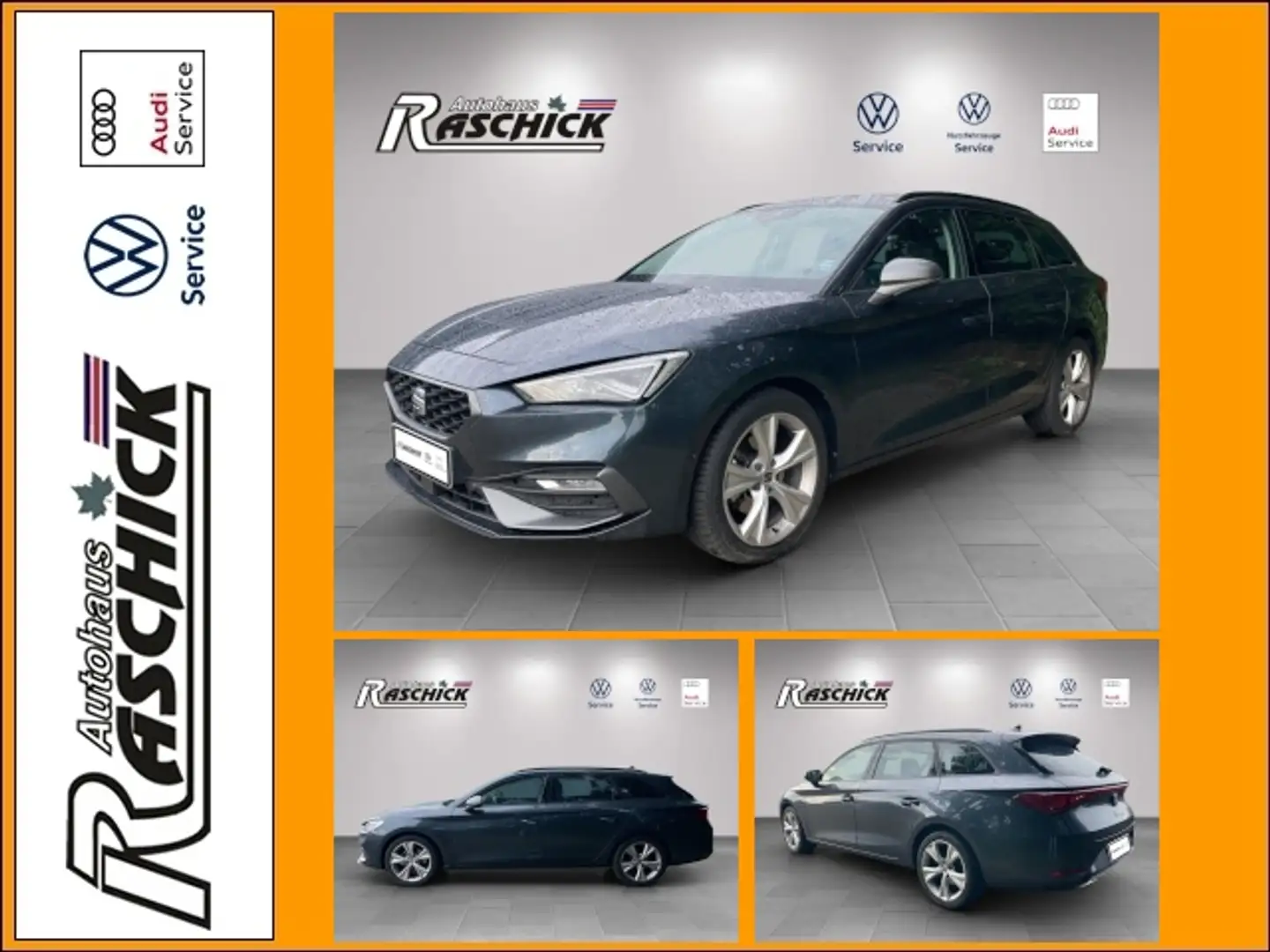 SEAT Leon Sportstourer FR 1.5 TSI Navi LED Kamera Klima Gris - 1