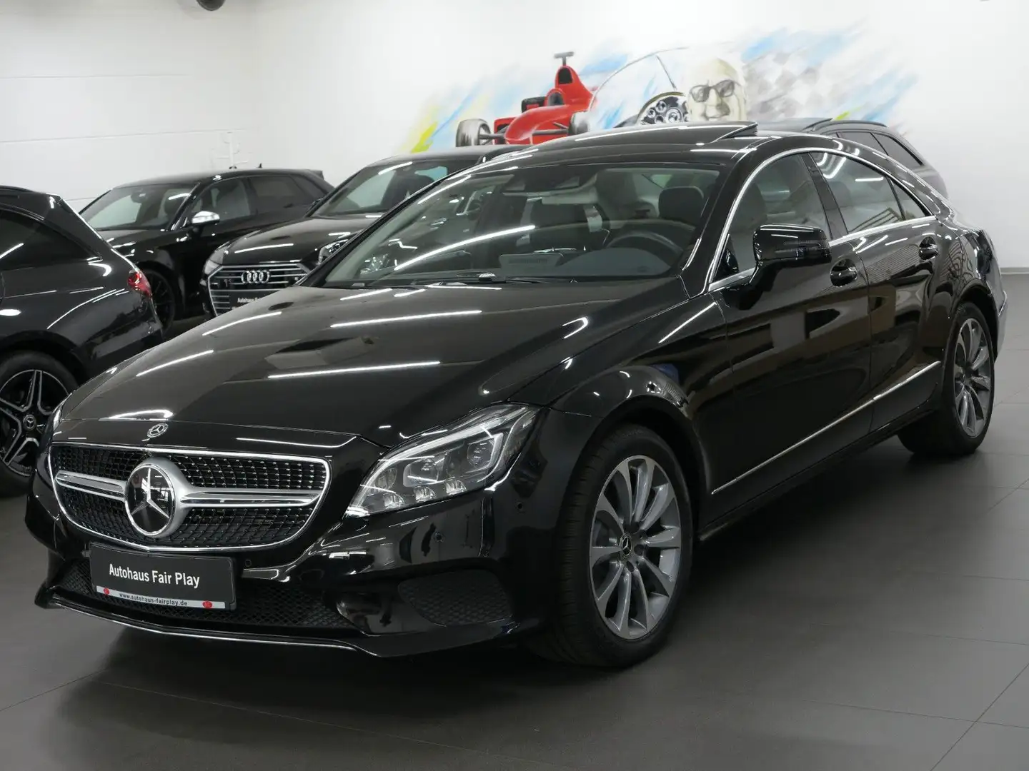 Mercedes-Benz CLS 250 d BT 4M MBEAM/NAV/STNDHZG/CARPLAY/U-FREI! Negru - 1