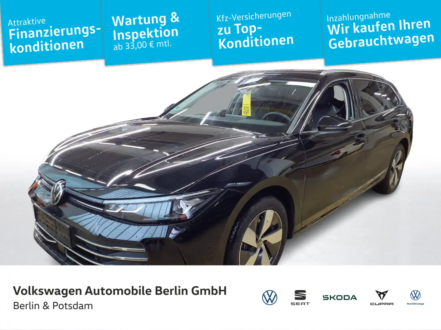 Volkswagen Passat Variant 1.5 eTSI Business DSG Schwarz - 1