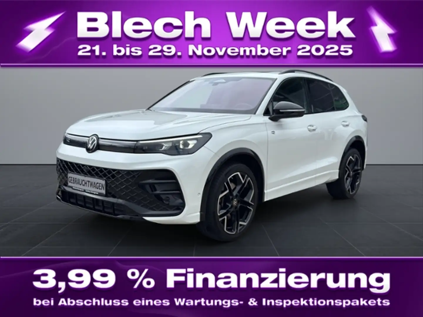 Volkswagen Tiguan R-Line 2.0TDI 4M DSG *AHK*HUD*StndHzg* Weiß - 1
