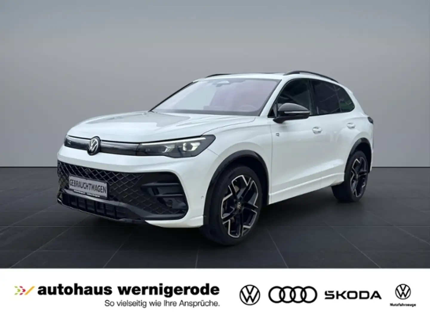 Volkswagen Tiguan R-Line 2.0TDI 4M DSG *AHK*HUD*StndHzg* Weiß - 1