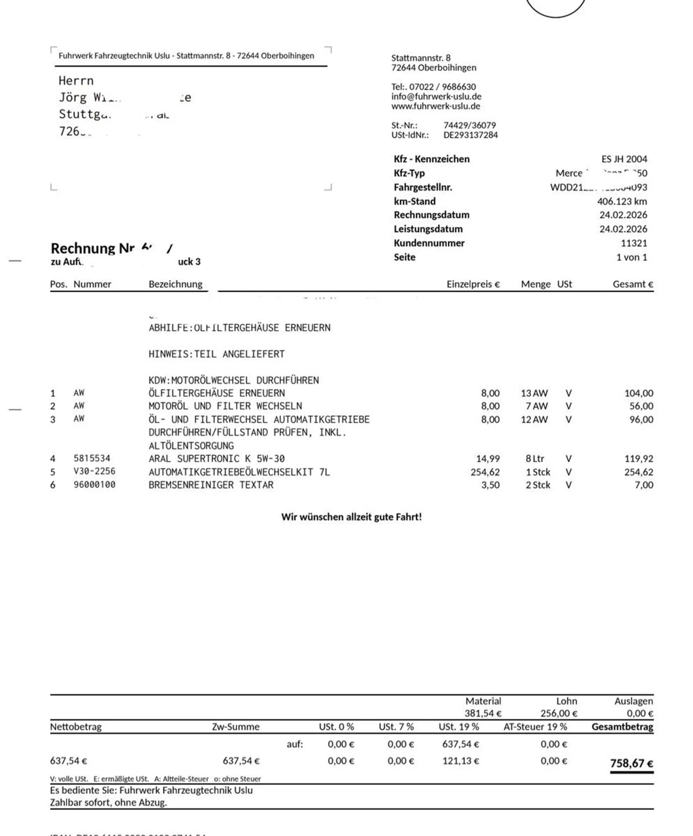 Mercedes-Benz E 350 4Matic/TÜV12.27/AHK/NAVI/LEDER/ALLRAD/PDC — photo 6