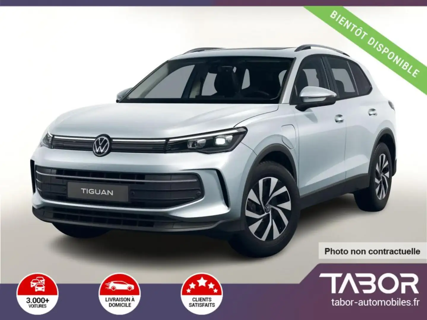 Volkswagen Tiguan 1.5 eHybrid 204 DSG LED+ GPS Argent - 1