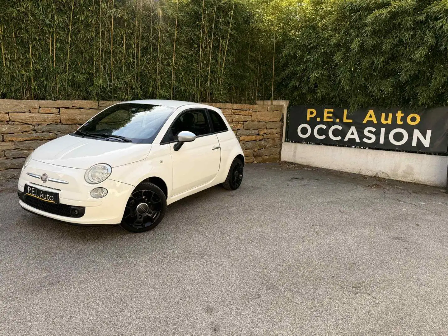 Fiat 500 0.9 8V 85 ch SetS Lounge Weiß - 1
