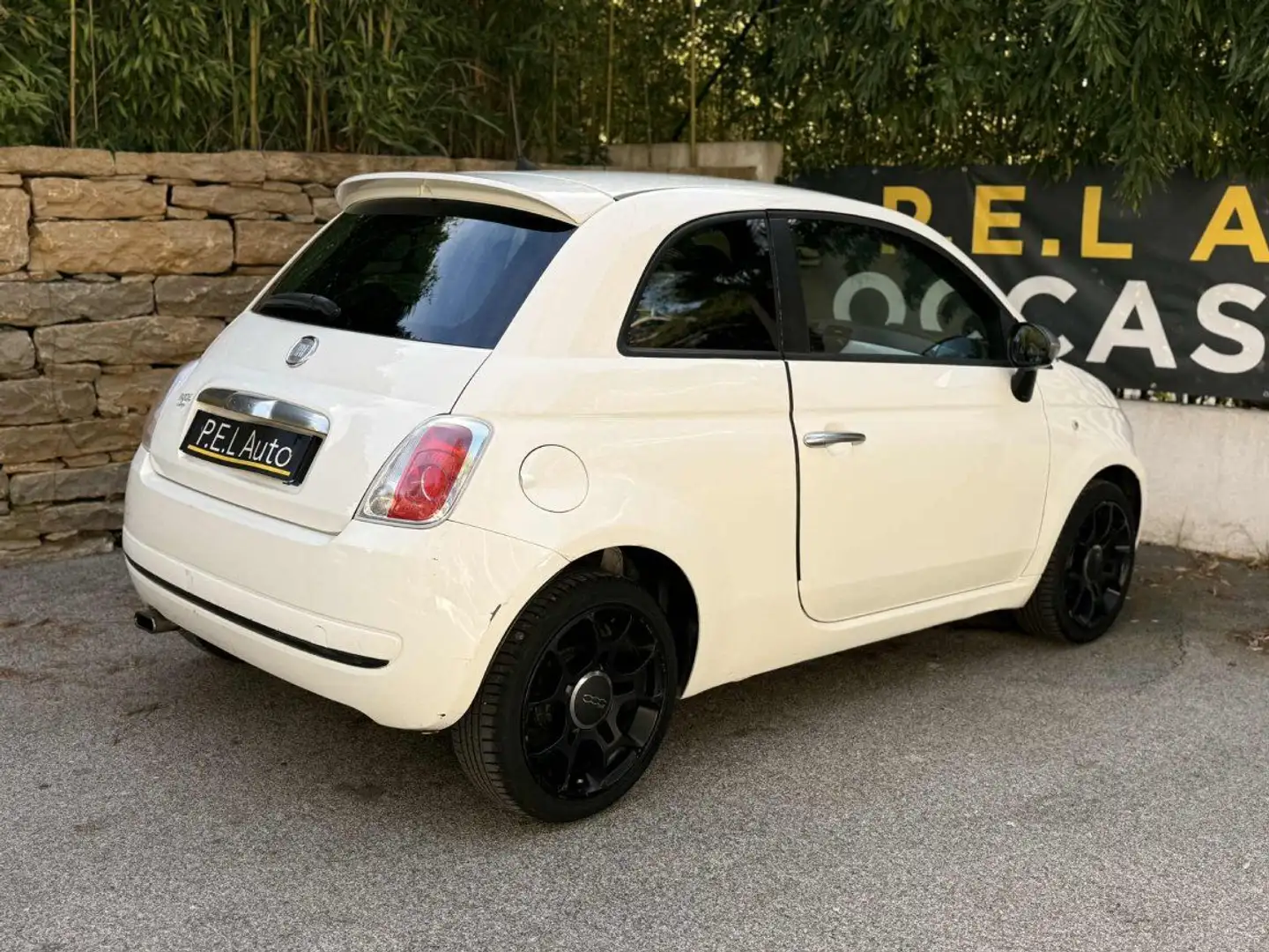 Fiat 500 0.9 8V 85 ch SetS Lounge Weiß - 2