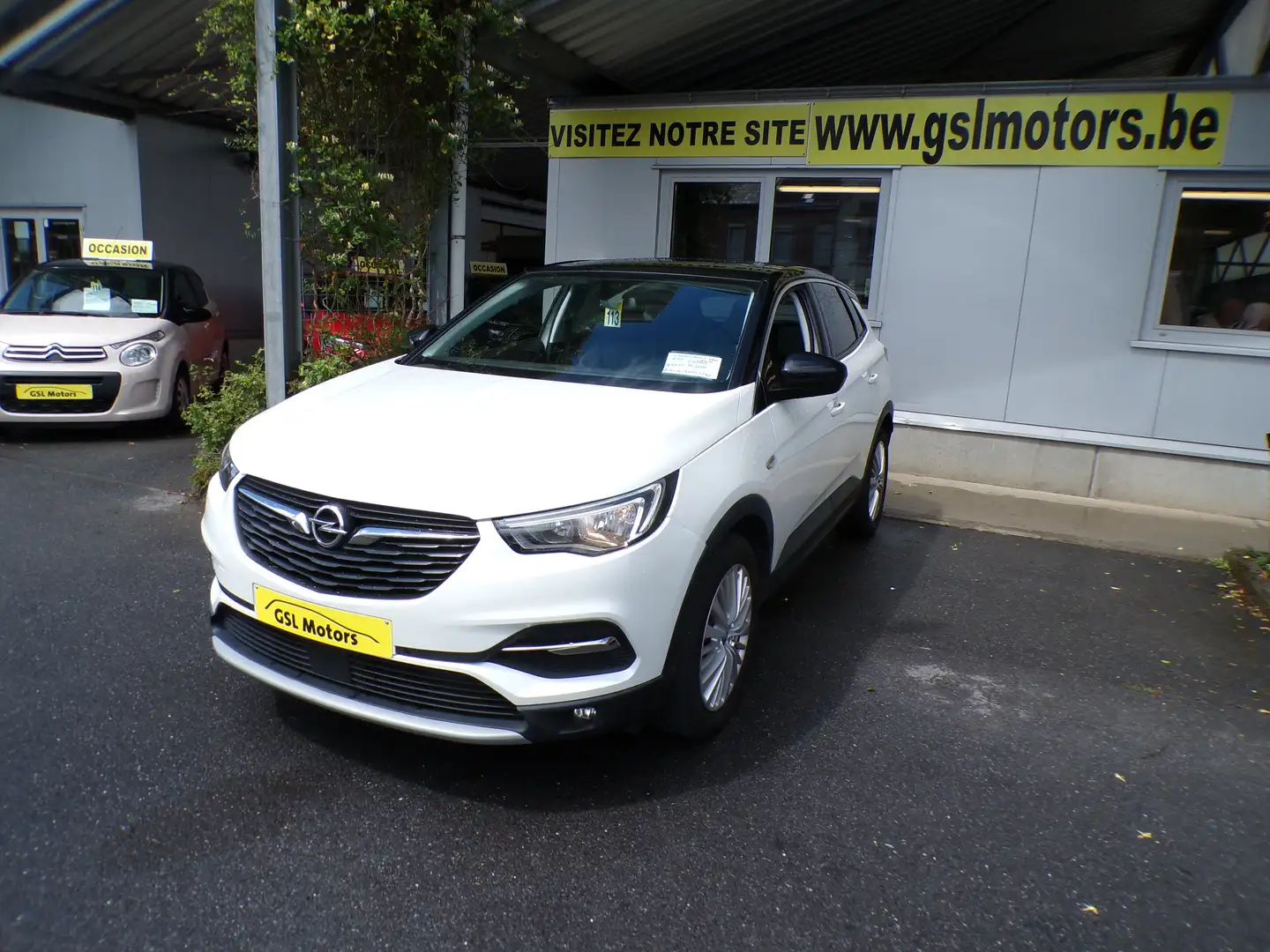 Opel Grandland X 1.5Turbo 131cv blanc02/19 Clim GPS Capteurs Cruise Alb - 1